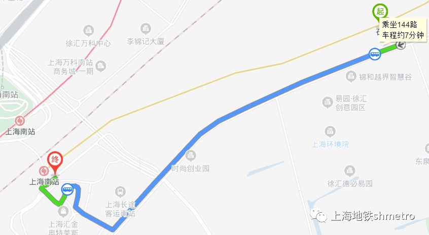 龙漕路站至石龙路站:龙吴路龙漕路站搭乘111,144,957路到石龙路东泉路