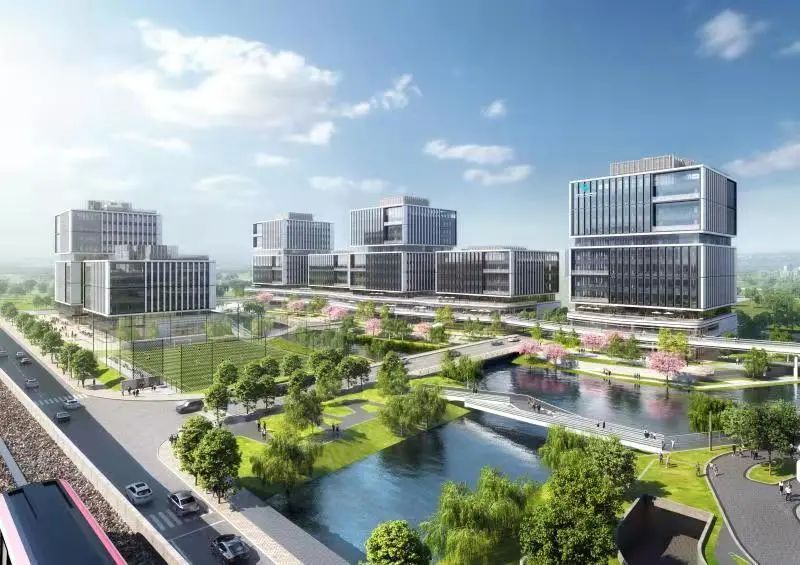 上海漕河泾赵巷科技绿洲首批办公楼宇,竣工交付!