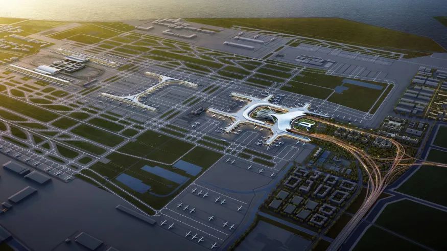 浦东机场四期扩建工程是贯彻落实上海国际航运中心建设"十四五"规划