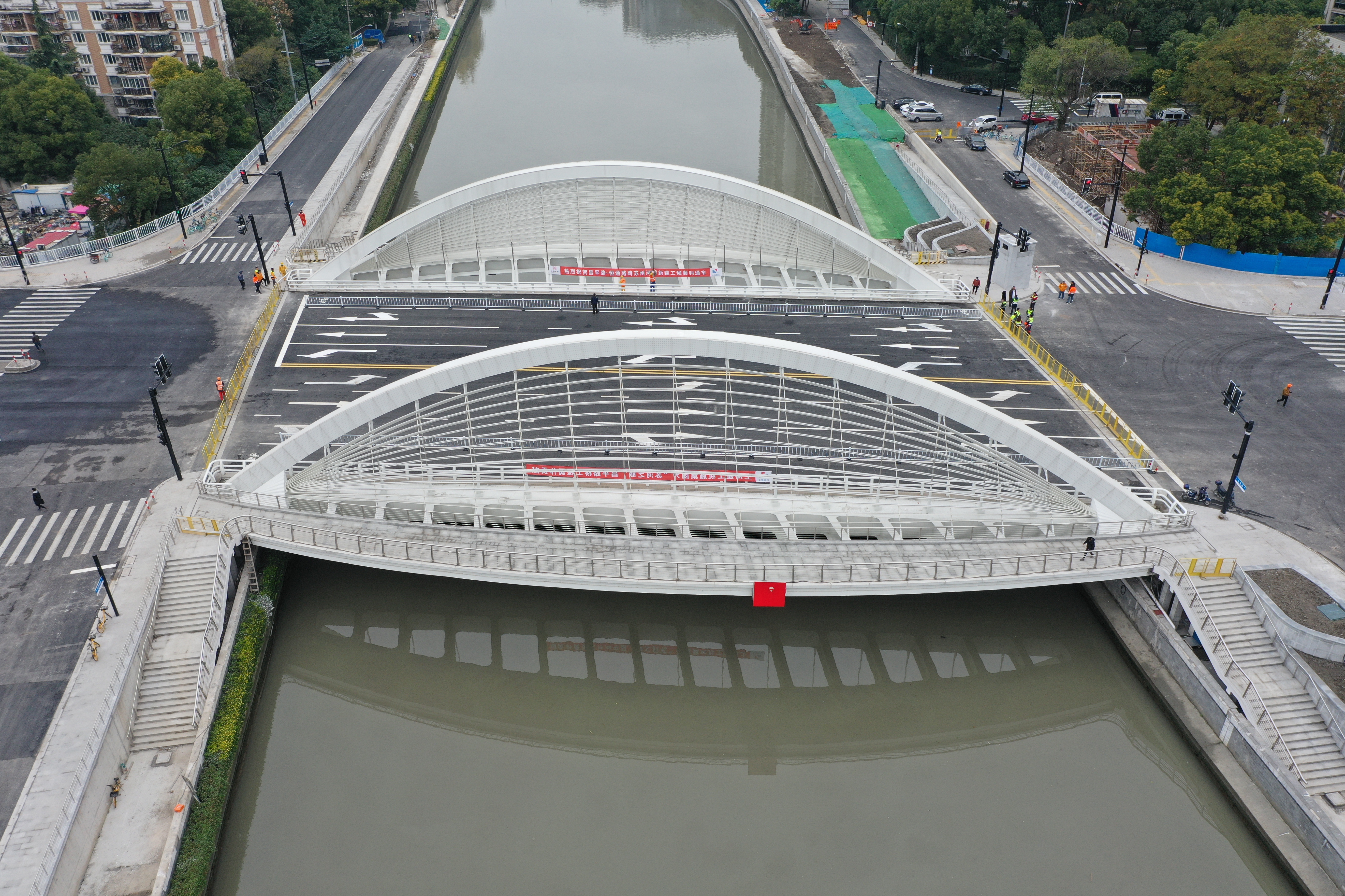 视频丨"苏河之眼"——昌平路桥今起正式通车