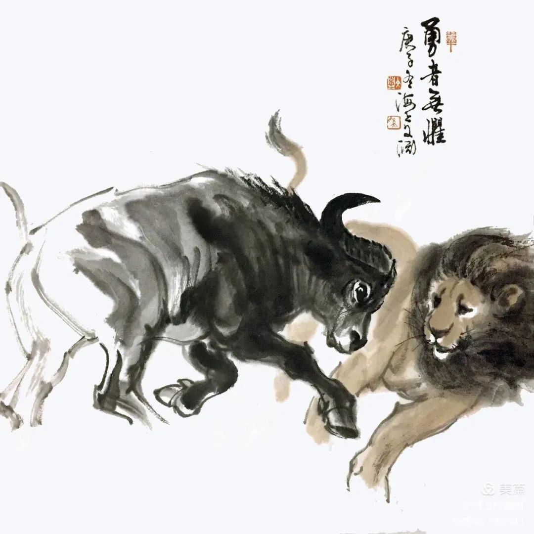 奚文渊《牦牛》