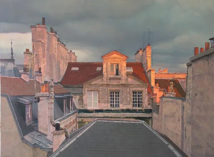 张忆周 游离  120x160cm 布面油画