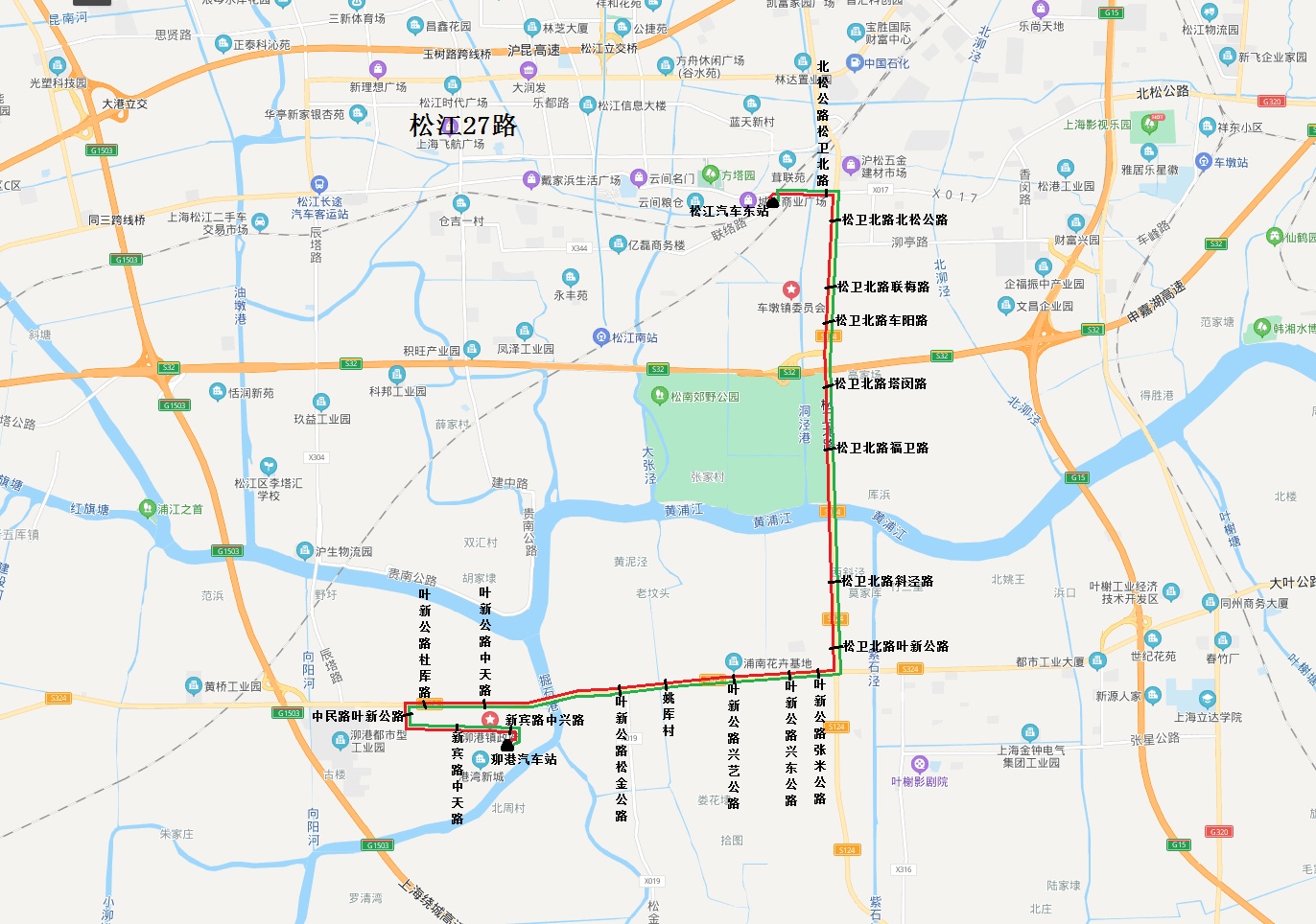 松江5条公交线路调整走向,有你常坐的吗?