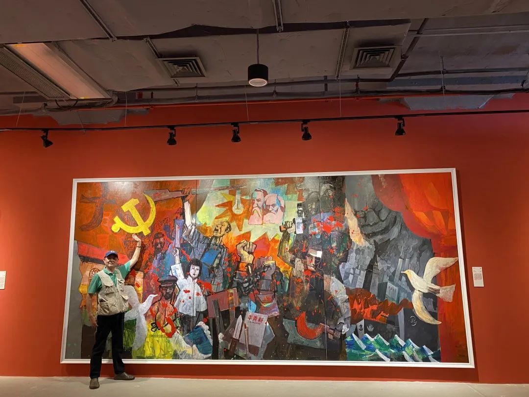 这场艺术展，让杨浦滨江更“红火”~