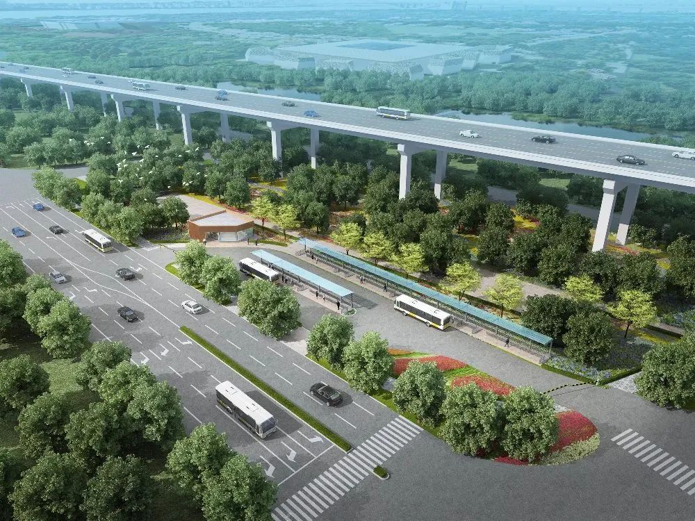 凌空路站公交枢纽