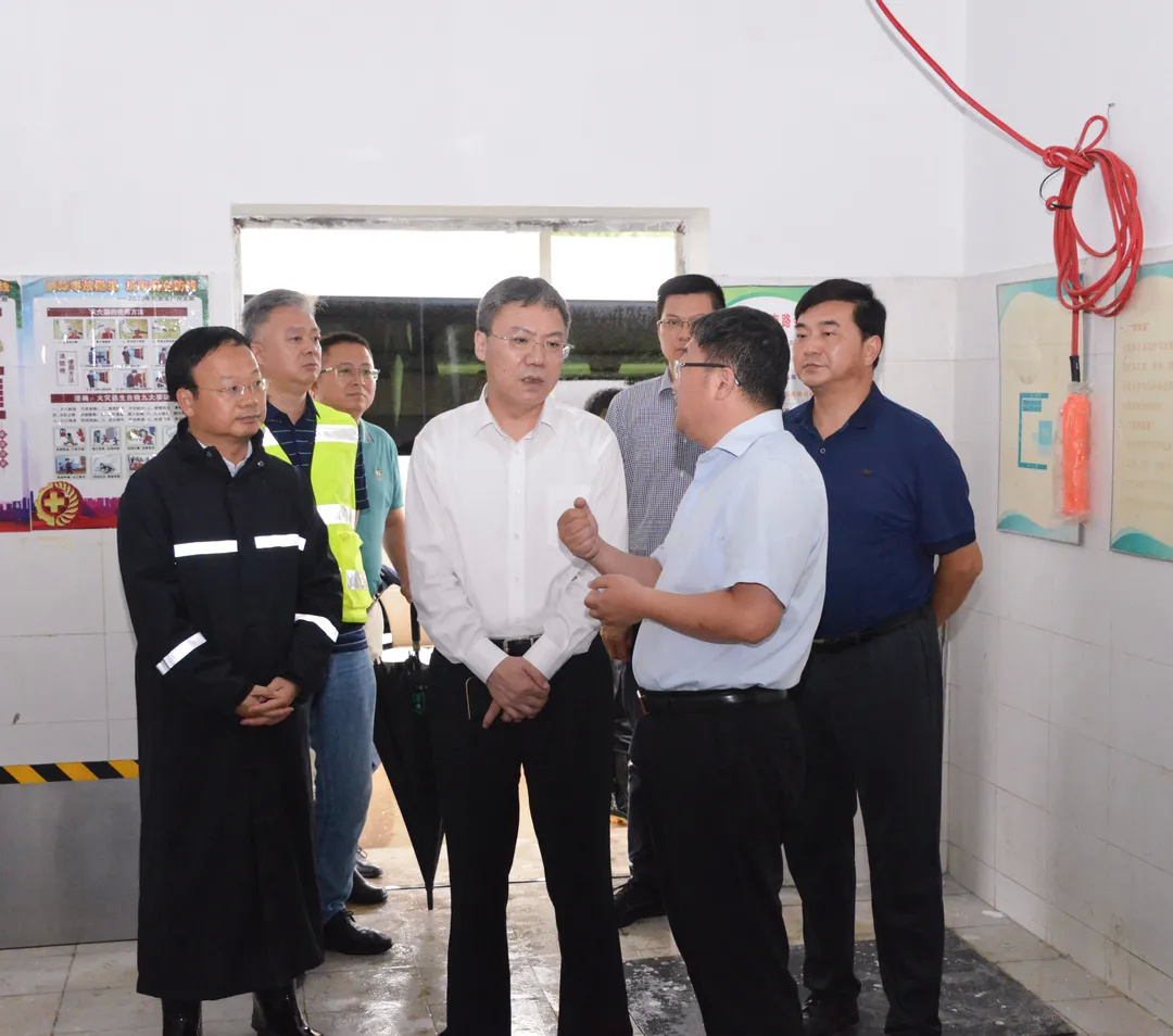 区委书记刘健,区委副书记李泽龙调研防汛防台准备工作