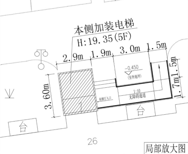 加装电梯设计图图片