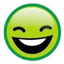 微信新表情绿色笑脸图片