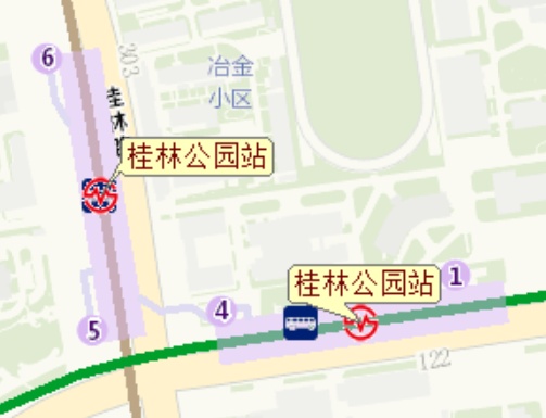 上海桂林公园交通路线图片