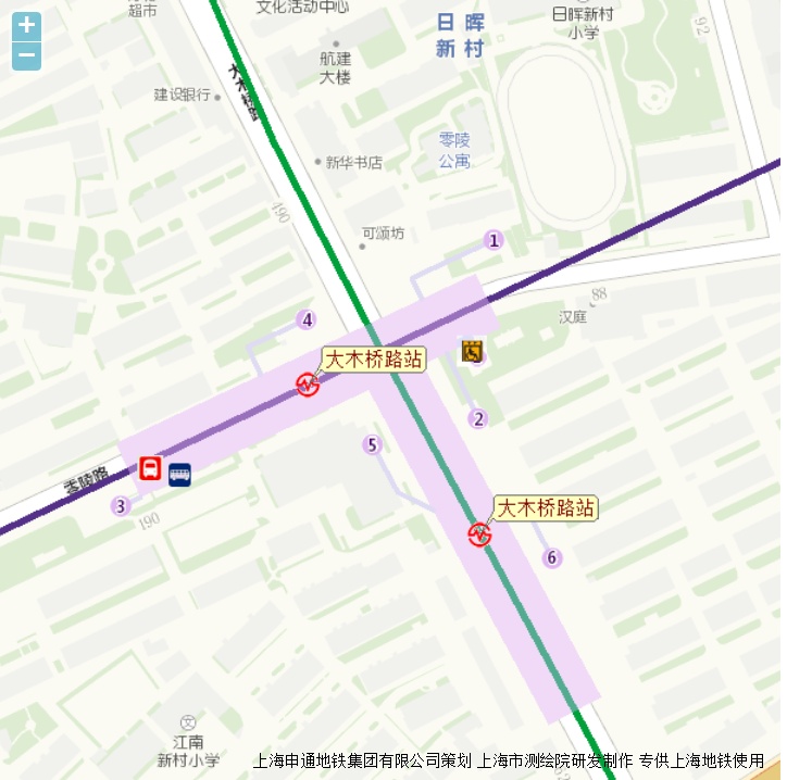 大木桥路地铁站图片