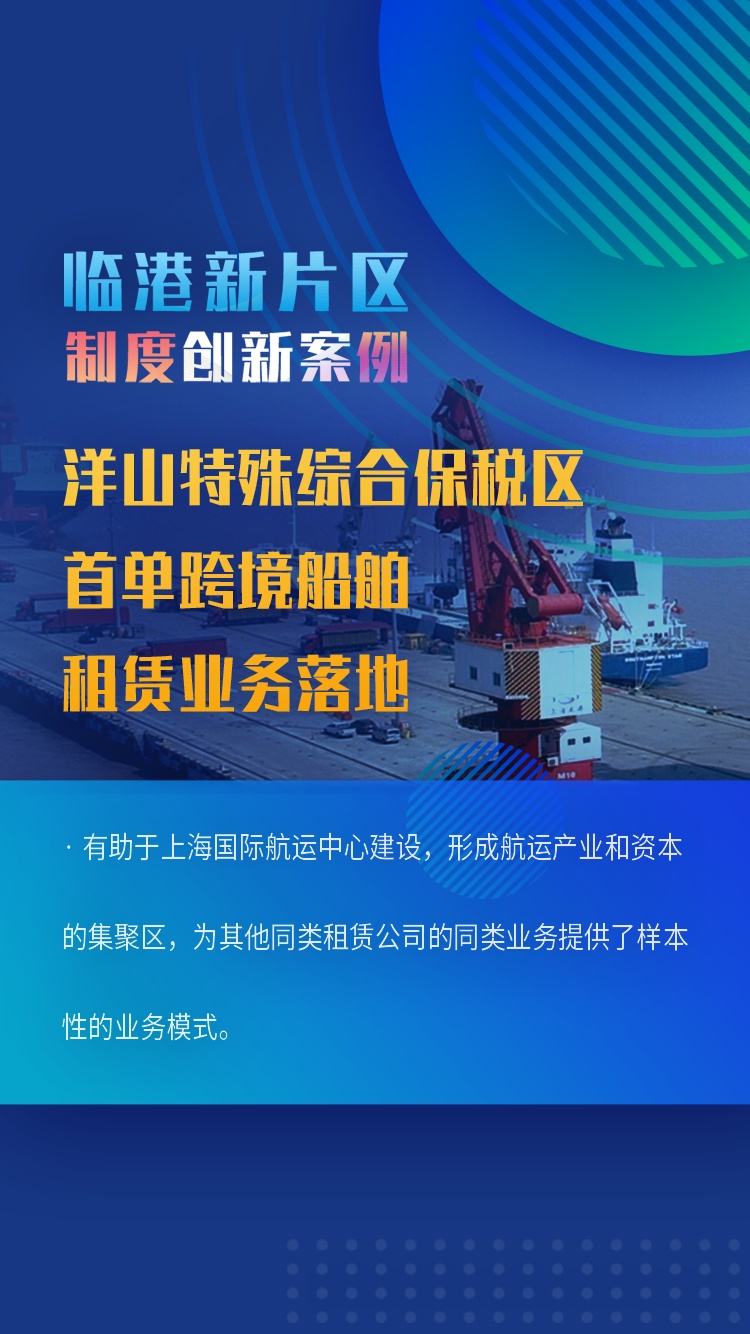 【政策實效】洋山特殊綜合保稅區首單跨境船舶租賃業務落地_上觀新聞