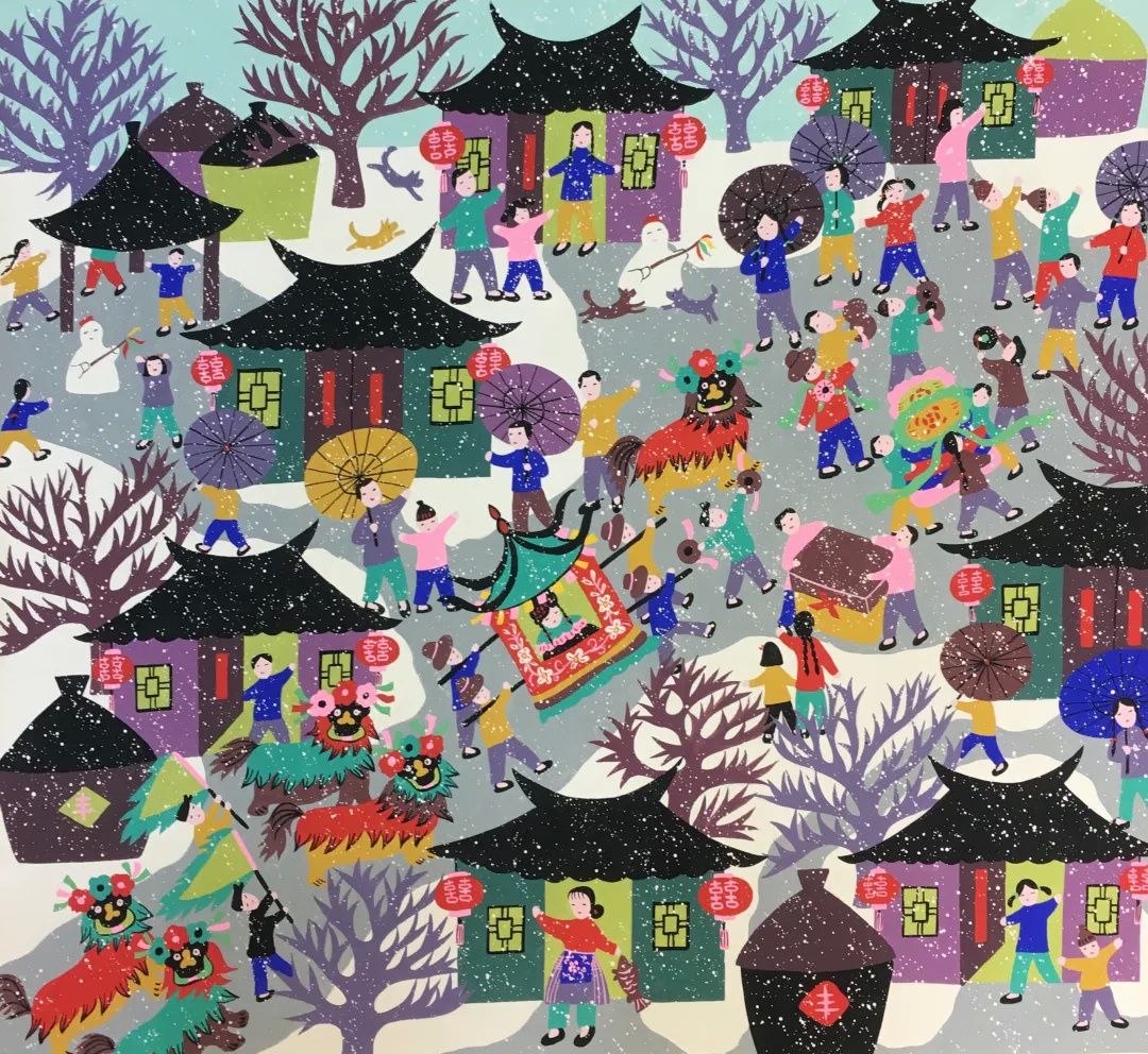 21幅金山农民画入展!这个民间艺术成果展你千万别错过