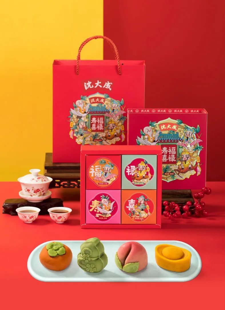 沈大成 "仙"桃贺寿礼盒