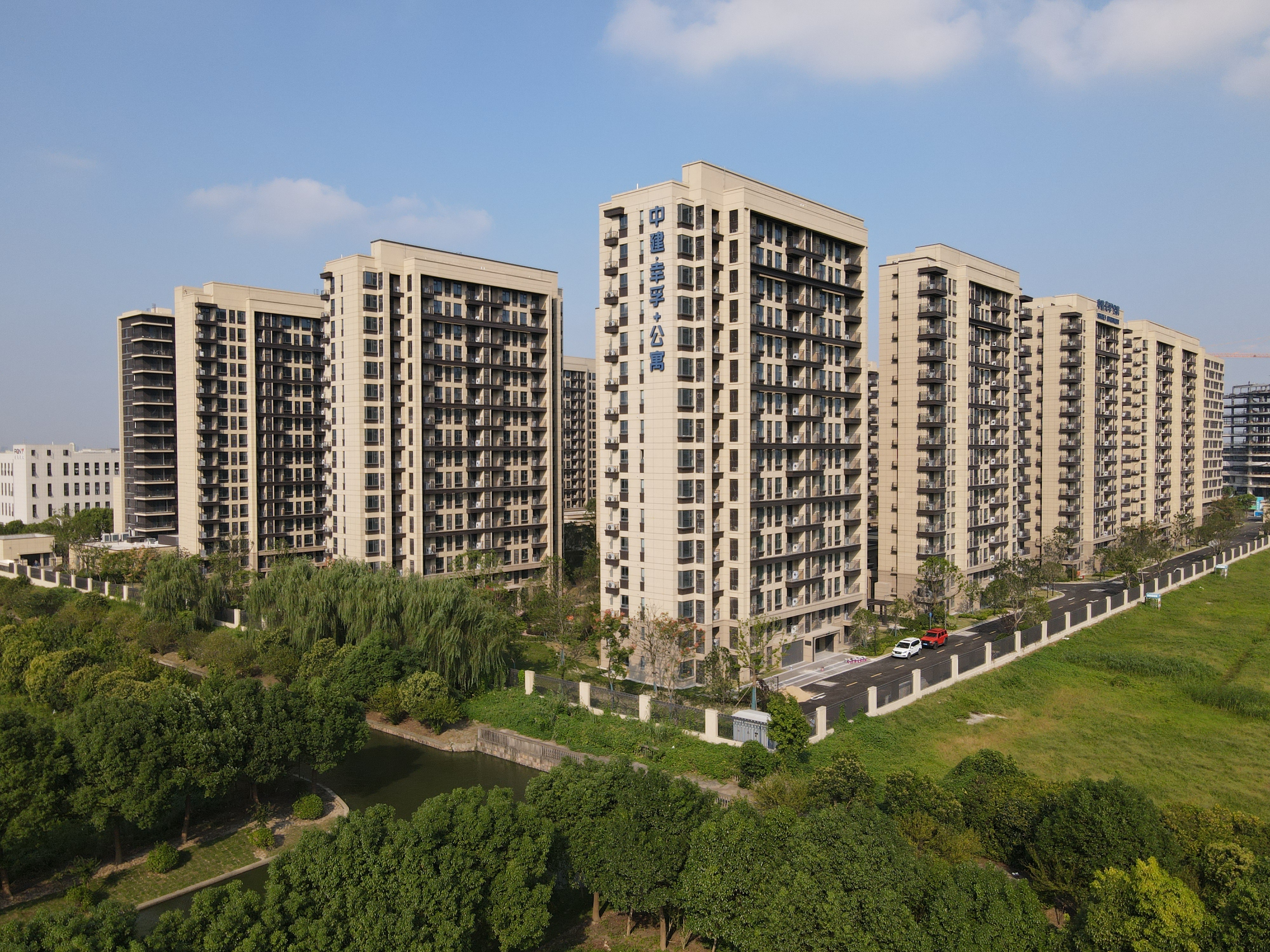 "中建·幸孚 "公寓2240套租赁住房入市,松江提前完成今年租赁住房供应