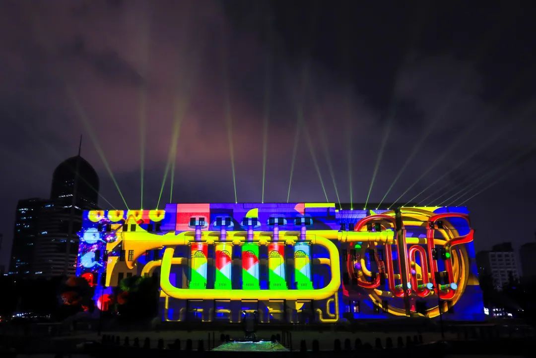 3d mapping墙体秀"光音的故事",驻场演出"海上生民乐"第一轮完美收官