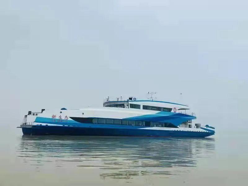 又多一种绿色交通工具世界首艘纯超级电容动力车客渡轮年底在崇明投入