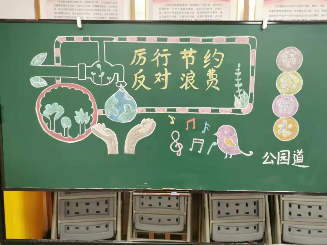 最近,走进漕河泾街道各个居民区,新绘制的黑板报格外引人注目.