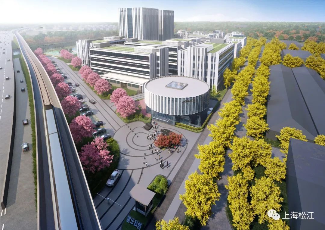 配备运动餐饮及河岸公园松江这里将转型为高新绿色生态都市型产业园