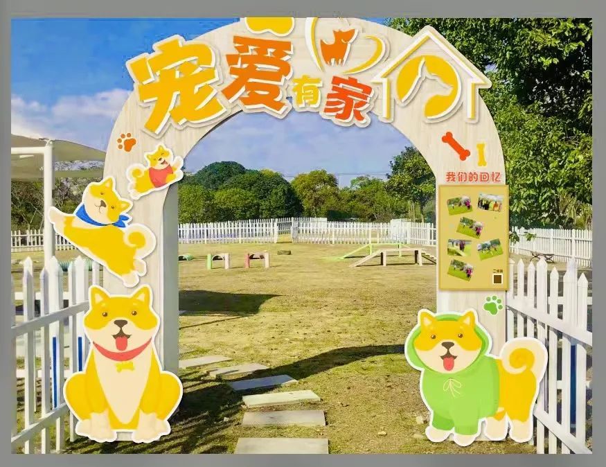 休闲区配有休闲椅和"宠物聊吧",每月安排养宠爱好者参与宠物活动项目