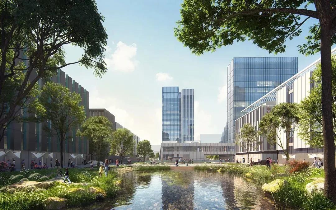 一期景观效果图数字江海作为奉贤新城"一号工程",拥奉贤新城"北大门"