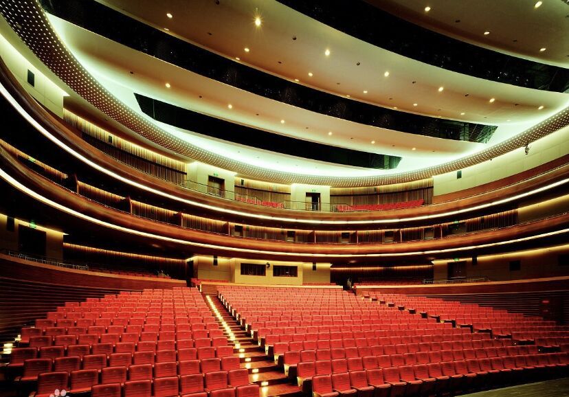 美景山东山东省会大剧院岱青海蓝和泉城特色完美融合