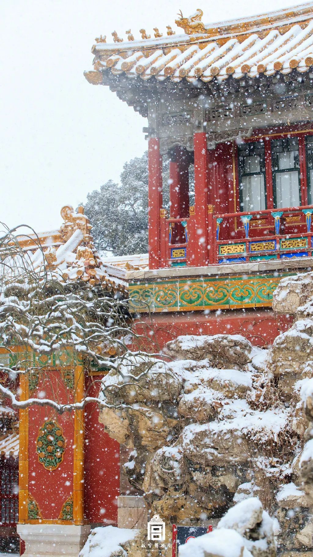 白雪红墙上新了故宫的绝美雪景北京迎来了虎年第一场雪今晨