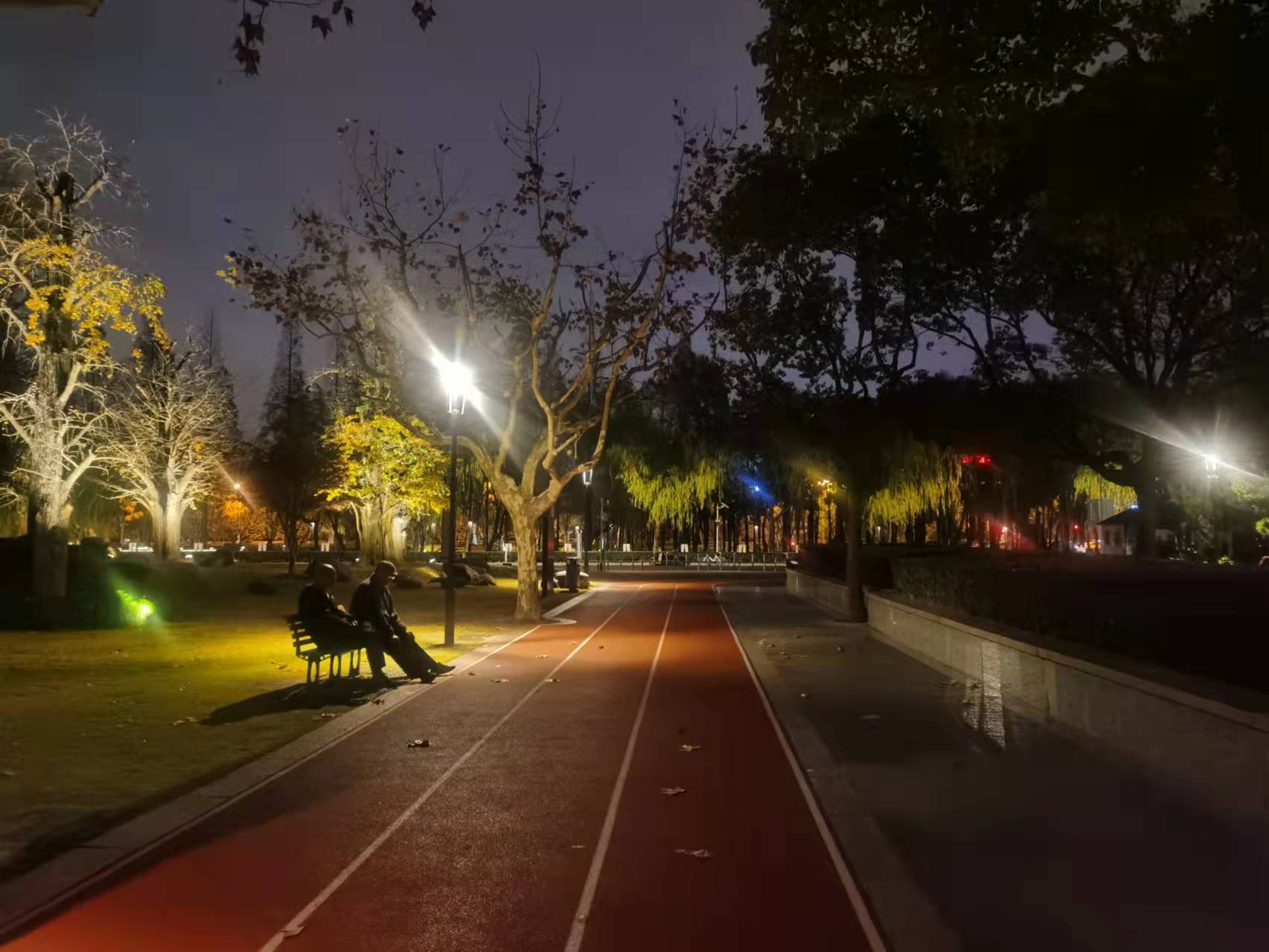 上海松江网红夜景图片