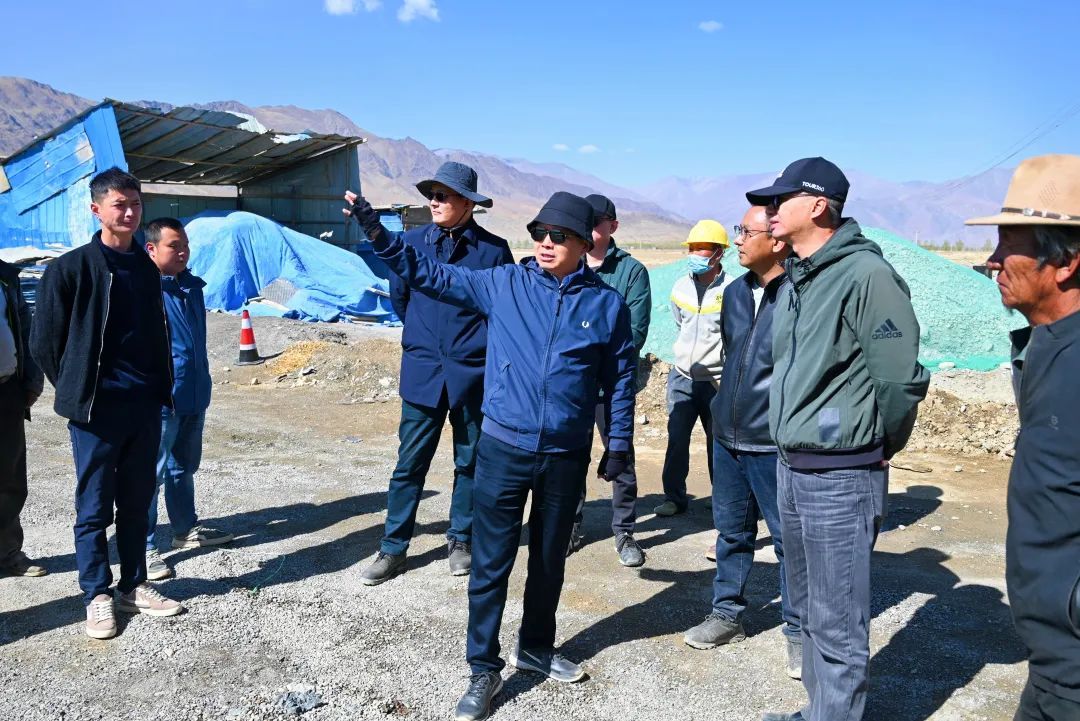 工作动态上海援藏联络组赴萨迦县调研指导援藏工作