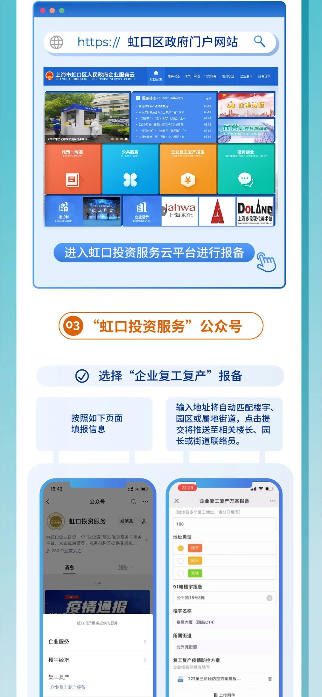 虹口区企业如何复工复产？楼宇（园区）疫情防控怎么做？一起来看指引 上观新闻