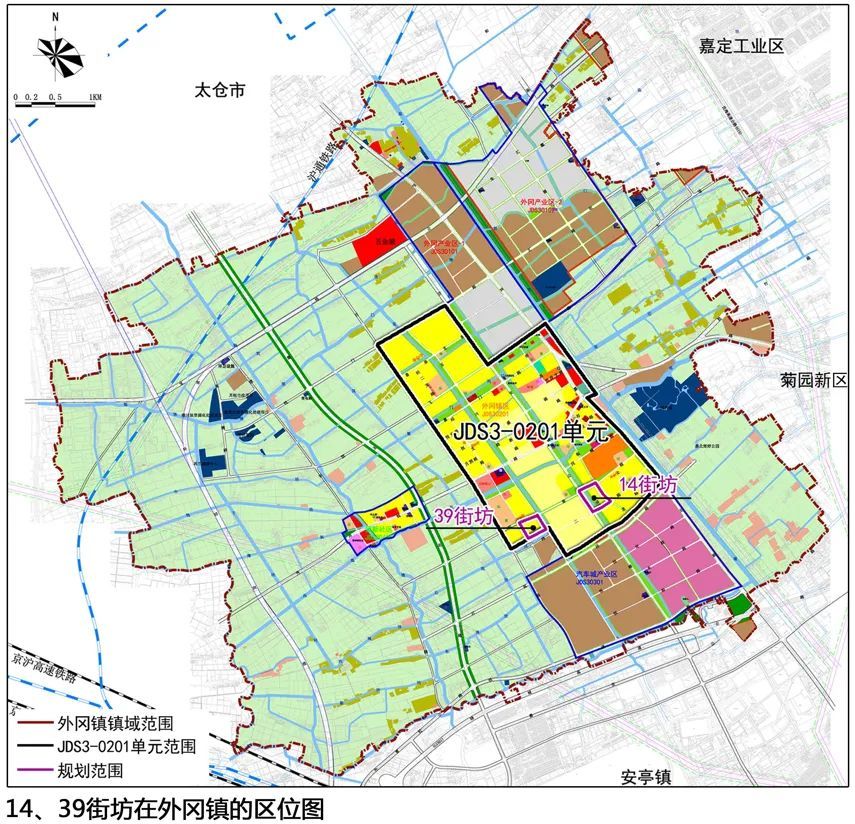 总面积1191公顷外冈新市镇规划有局部调整