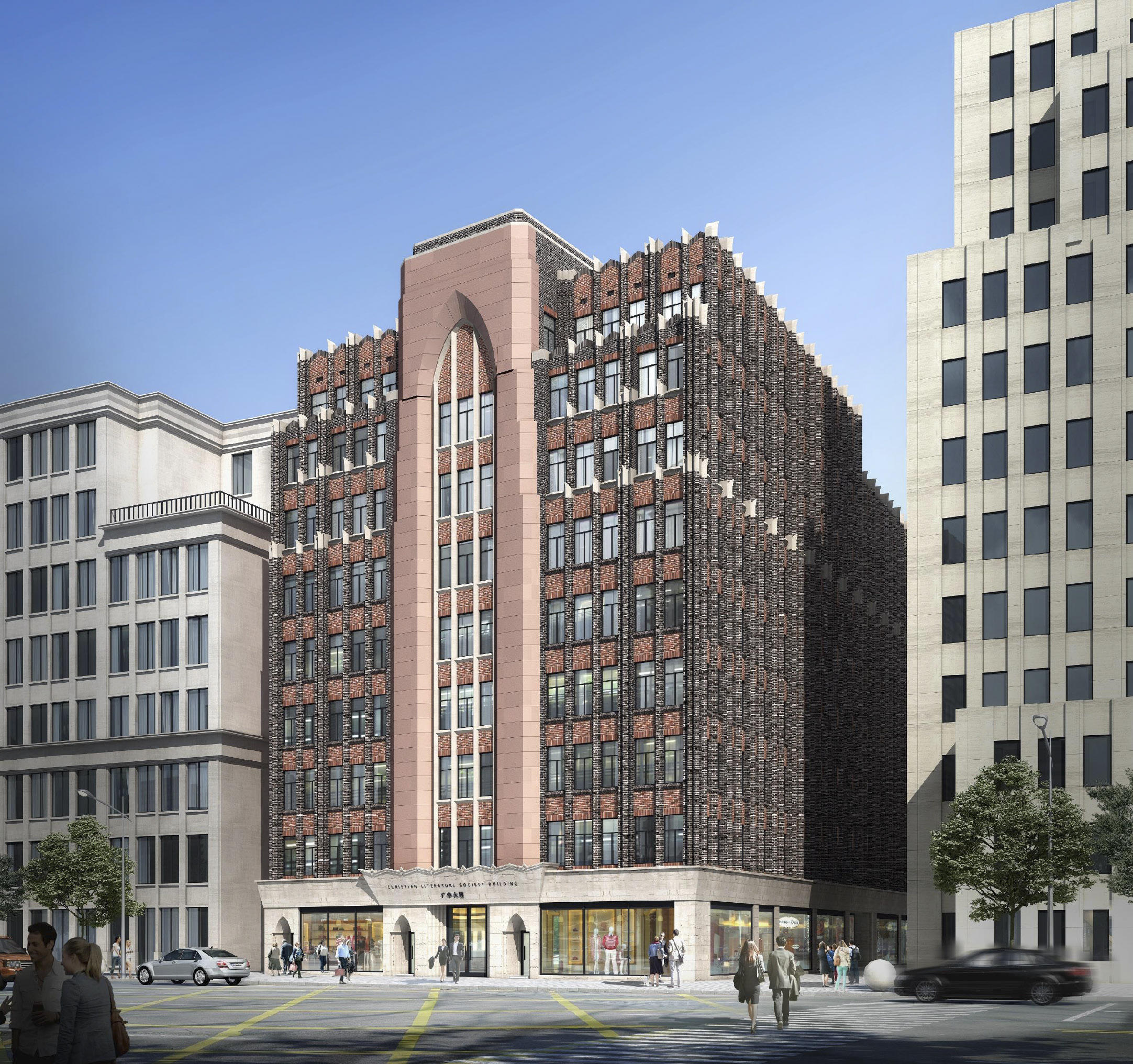 外滩第二立面更新真光广学大楼启动保护修缮