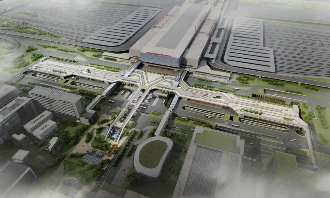 虹桥综合交通枢纽迎来重大升级新建步行连廊将直通商务区