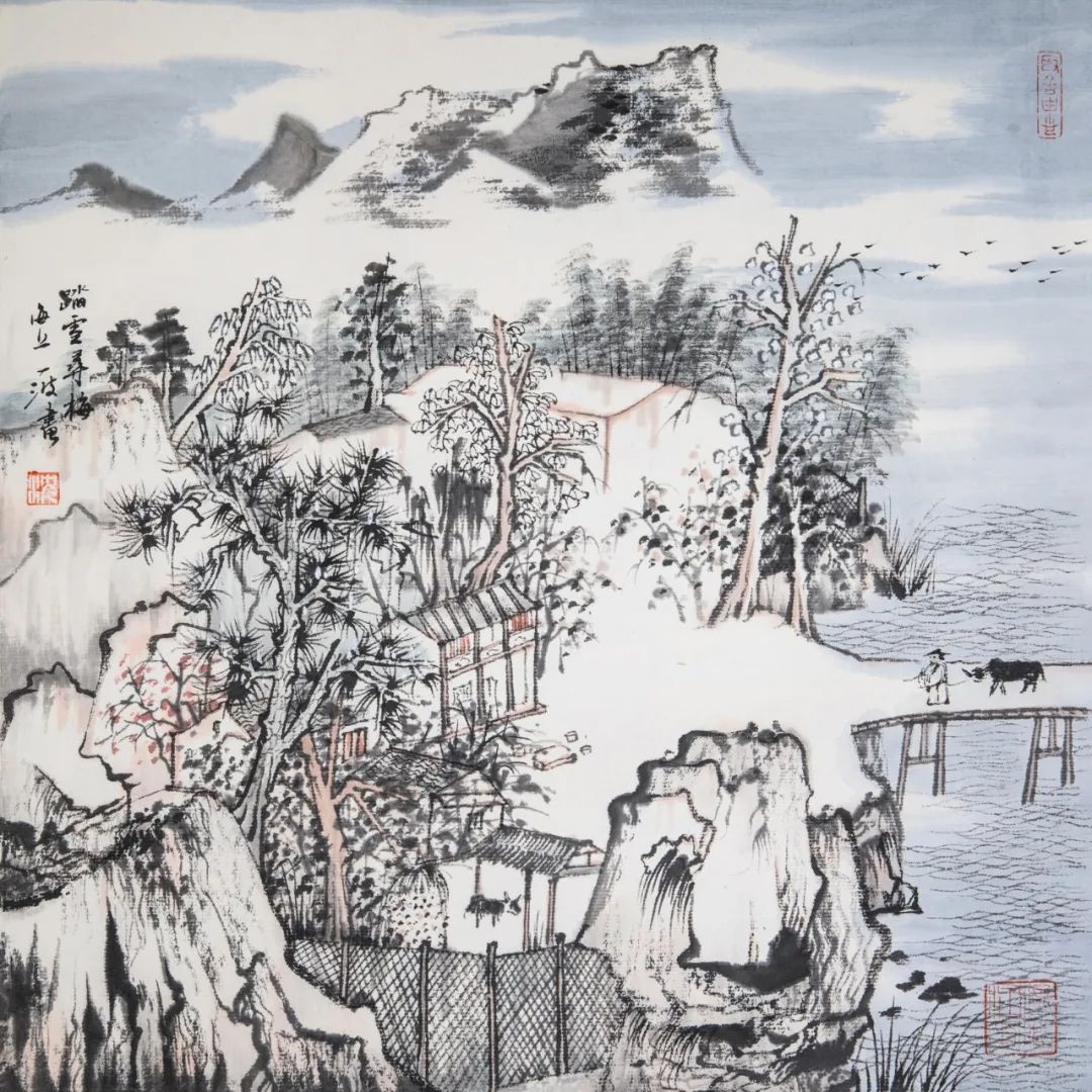 我的位置:>上观号>上海文联>文章详情>沈一波 《踏雪寻梅》