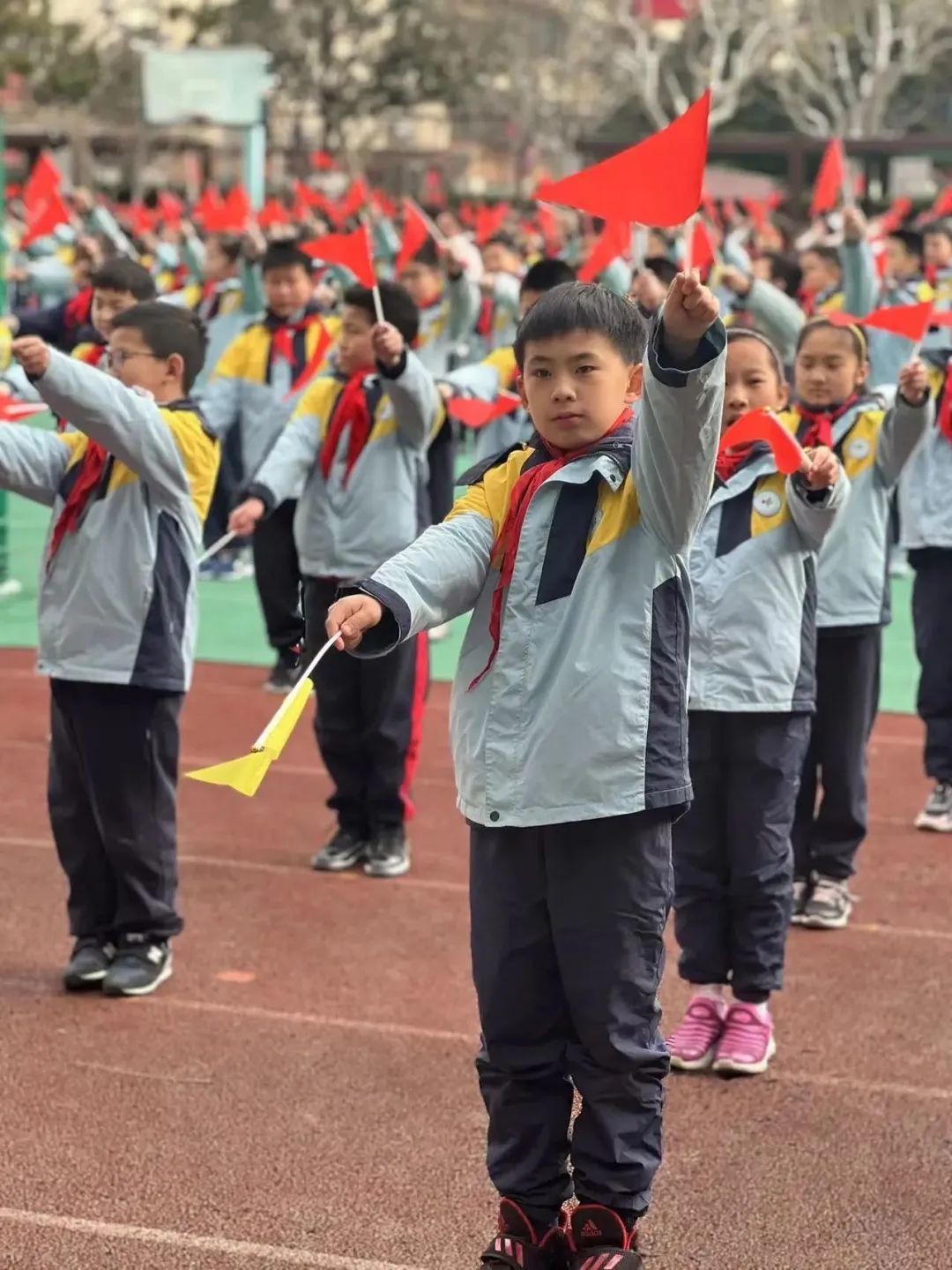 2月15日本市中小学开学首日，徐汇区逸夫小学开学典礼超精彩