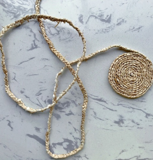 变废为宝之玉米皮手工编织篮