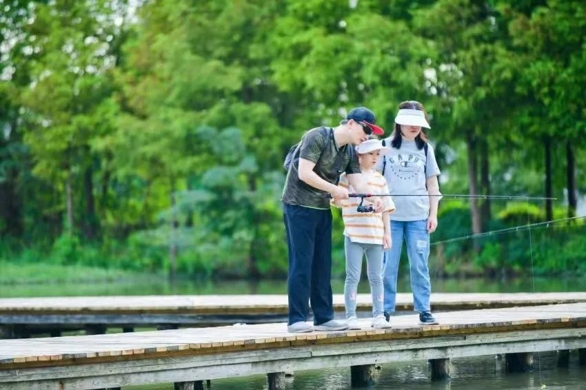 休闲农业+露营旅游！一起来金山这个露营地体验采摘、钓鱼乐趣吧开云 开云体育官网！(图4)