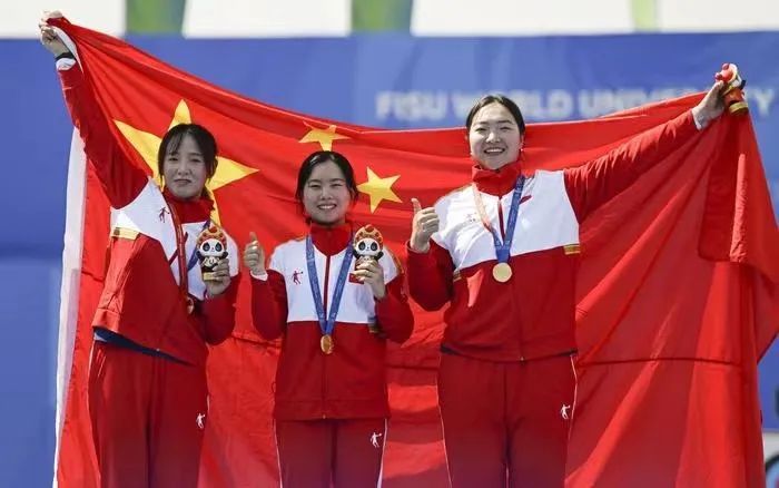 捷报再传!上海体育大学周丹琰、王黎敏在成都大运会夺金!