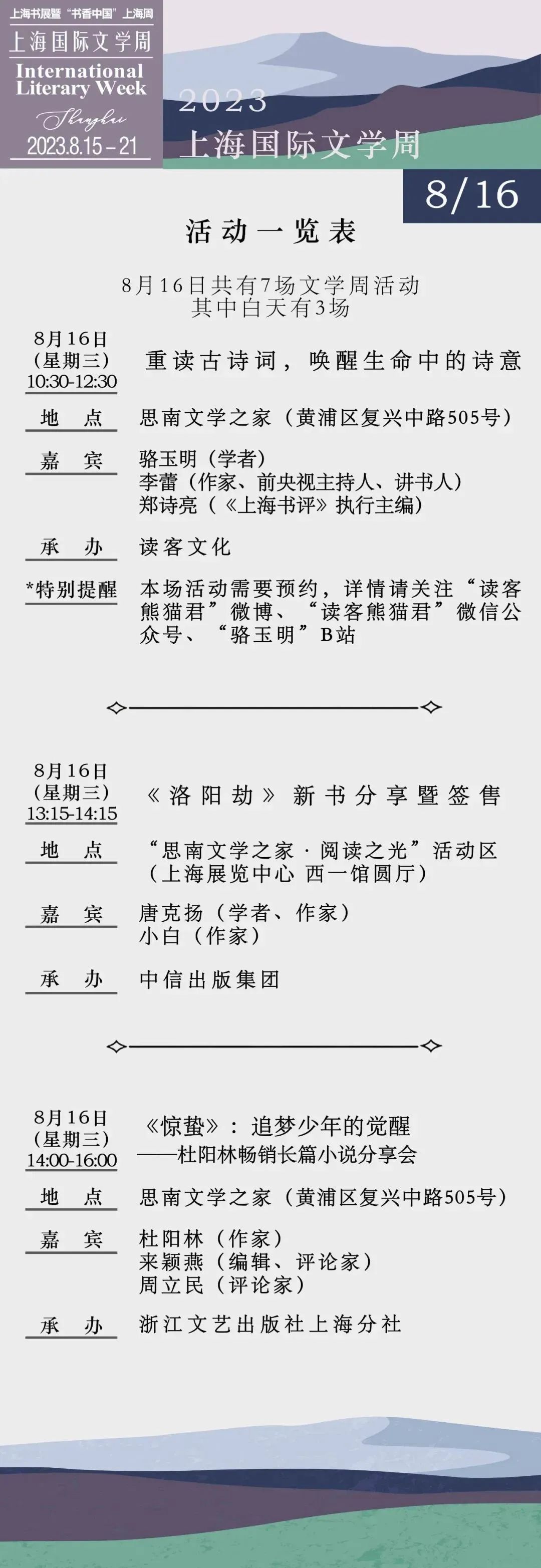 2023上海书展门票价格