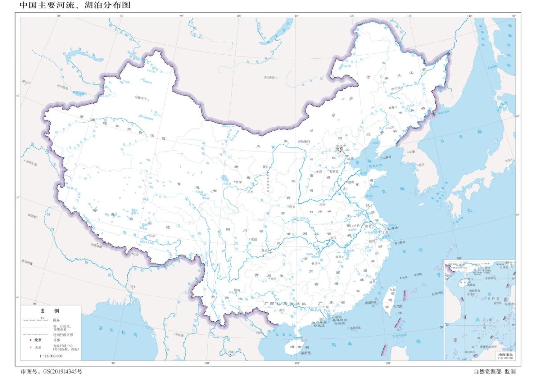 2023年版标准地图发布图上每一抹蓝你能看懂吗