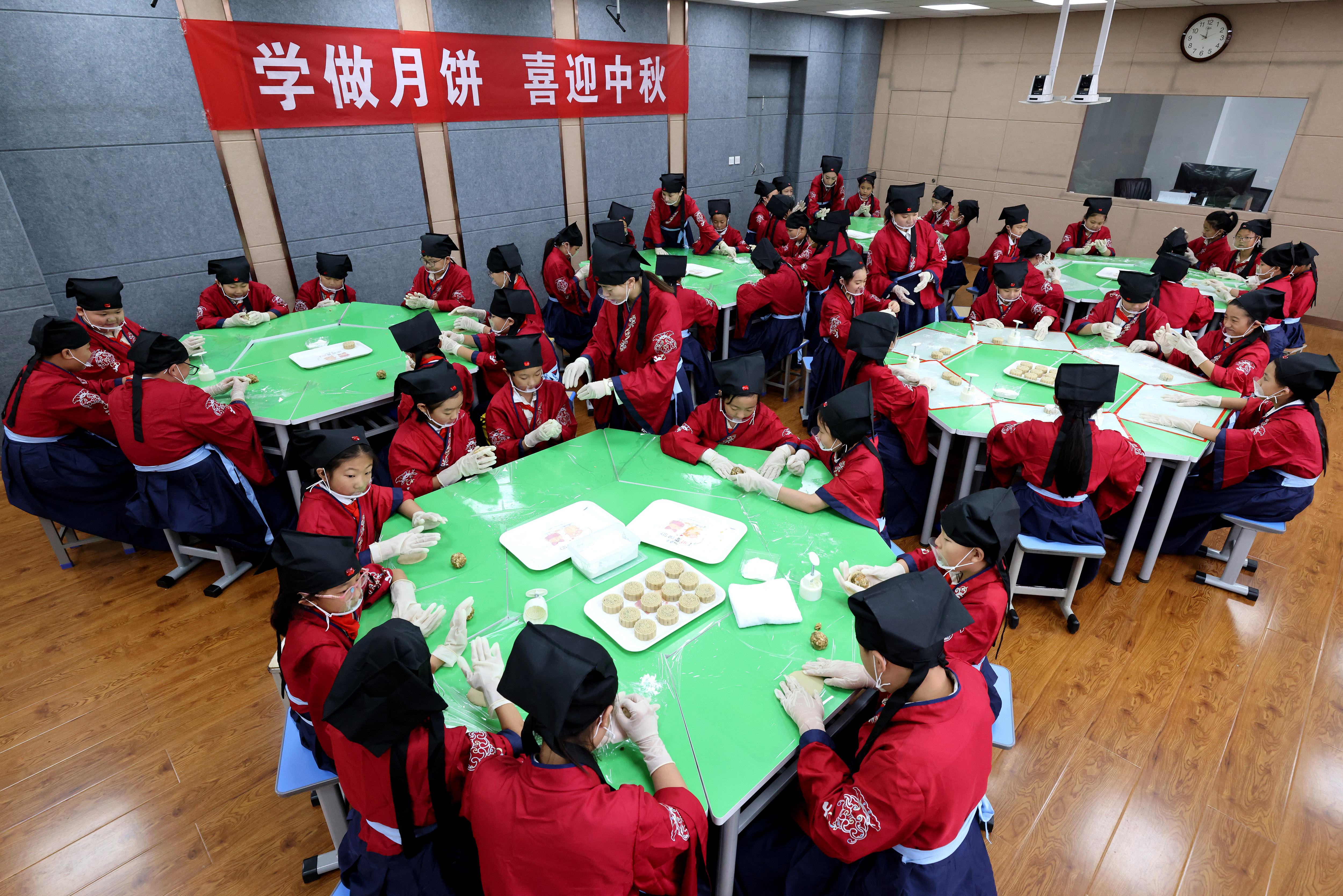 中秋节图片学生图片