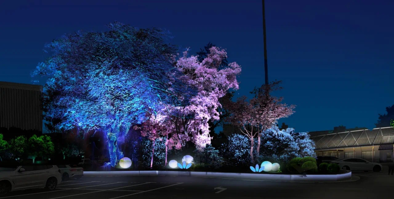 大宁公园灯光全面升级身处其中又是何种体验