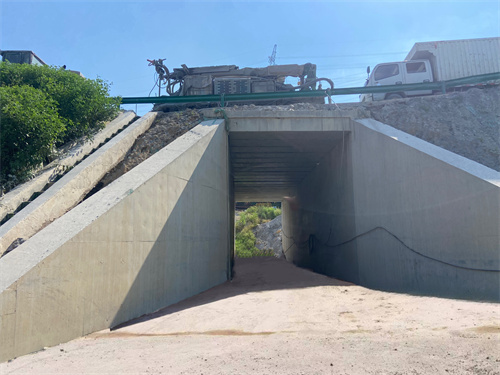 中交一航局二公司百色北环高速公路项目二标段主线涵洞施工全部完成