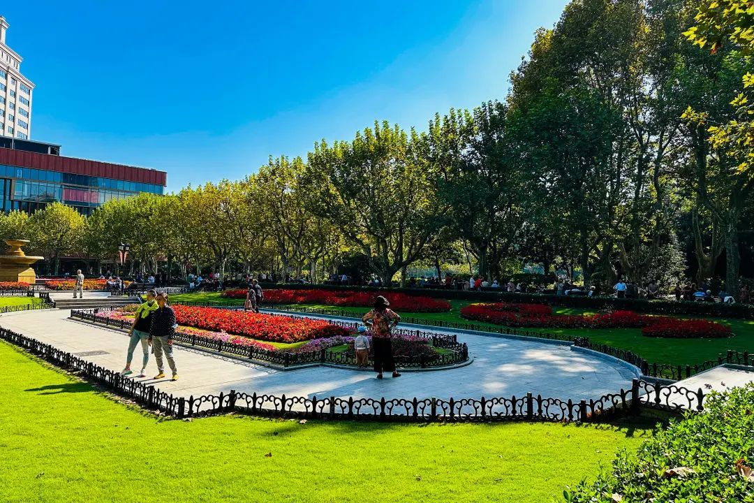 黄浦赏秋地图丨复兴公园秋之韵引人入胜市民游客纷至沓来