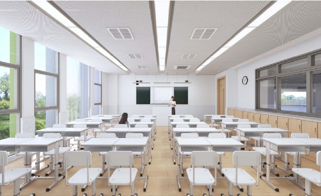 上海大学附属嘉定实验学校结构封顶