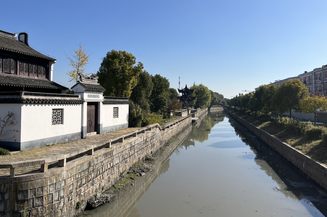 我的位置:>上观号>上海水务海洋>文章详情>盐铁塘下阶段,松江区车墩镇