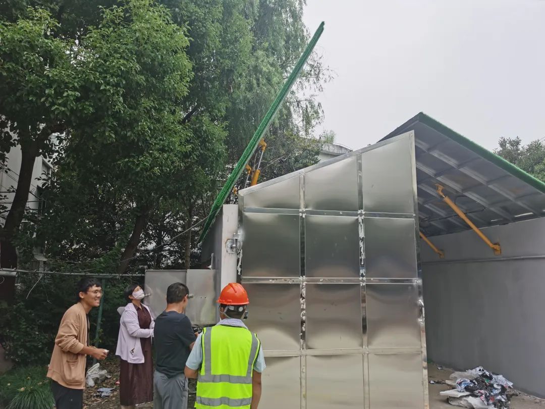 这里的露天临时建筑垃圾堆放点大变样！ 