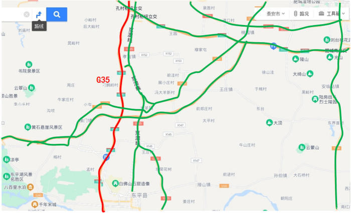 济广高速汶上段线路图图片