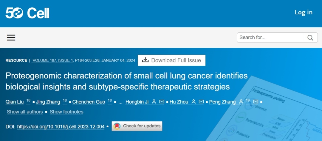 開門紅同濟重要成果再登cell