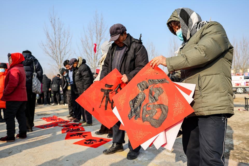 五莲县潮河大集腊月初一年味浓