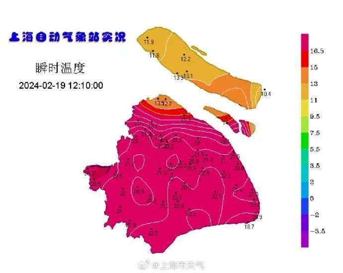 上海天气突变今天一口气猛降10明天还将